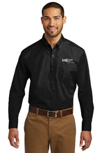 Load image into Gallery viewer, Port Authority Long Sleeve Poplin Shirt