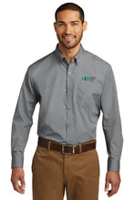 Load image into Gallery viewer, Port Authority Long Sleeve Poplin Shirt
