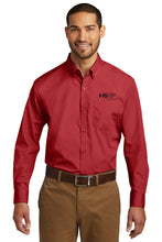 Load image into Gallery viewer, Port Authority Long Sleeve Poplin Shirt